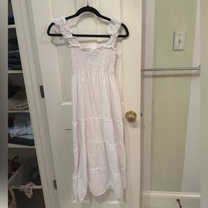 Hill House Home white Swiss dot Ellie dress XS